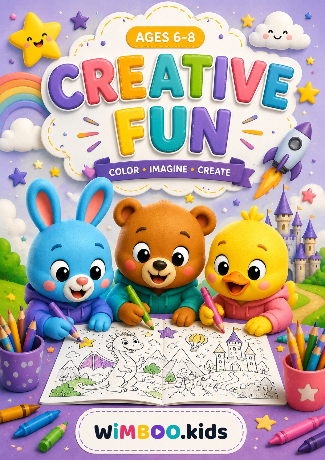 Creative Fun coloring book